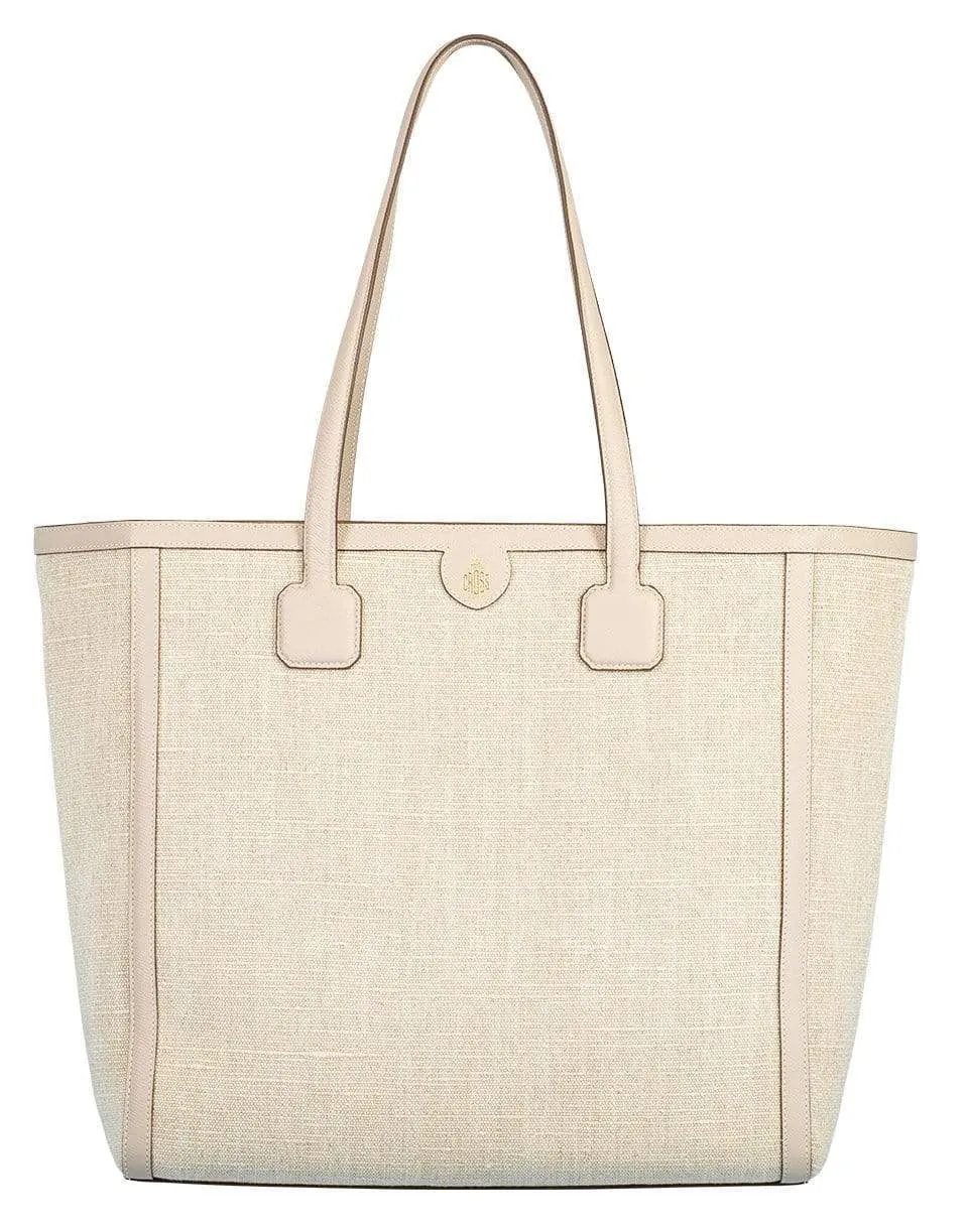 Antibes Washed Linen Tote