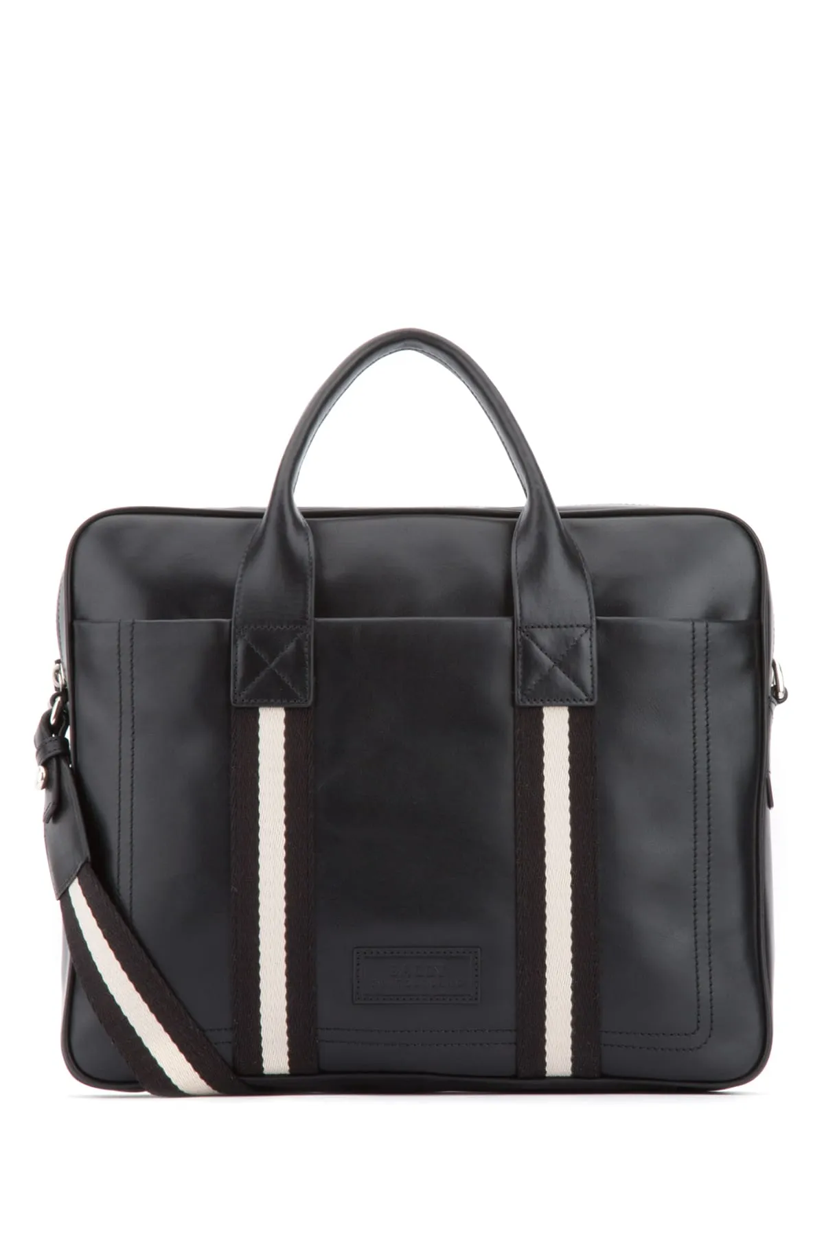 Bally Logo Stripe Detail Briefcase