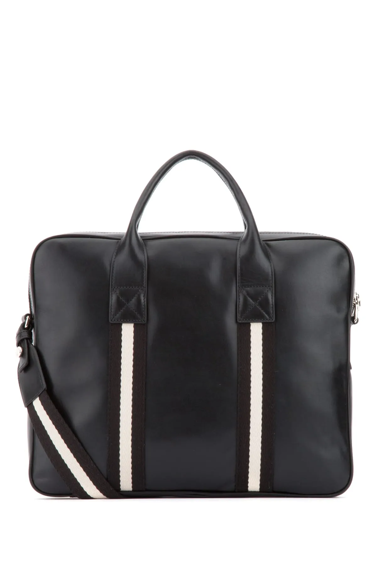 Bally Logo Stripe Detail Briefcase