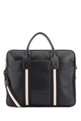 Bally Logo Stripe Detail Briefcase