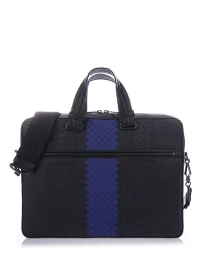 Bottega Veneta Intrecciato Colour Block Briefcase