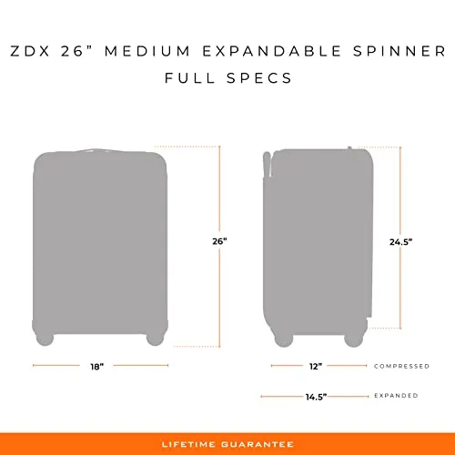 Briggs & Riley ZDX-Expandable Luggage with 4 Spinner Wheels