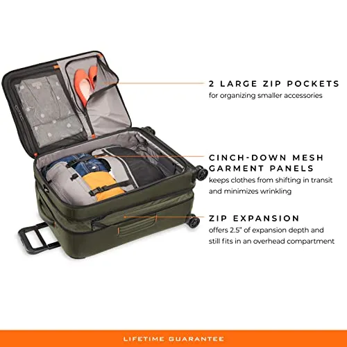 Briggs & Riley ZDX-Expandable Luggage with 4 Spinner Wheels