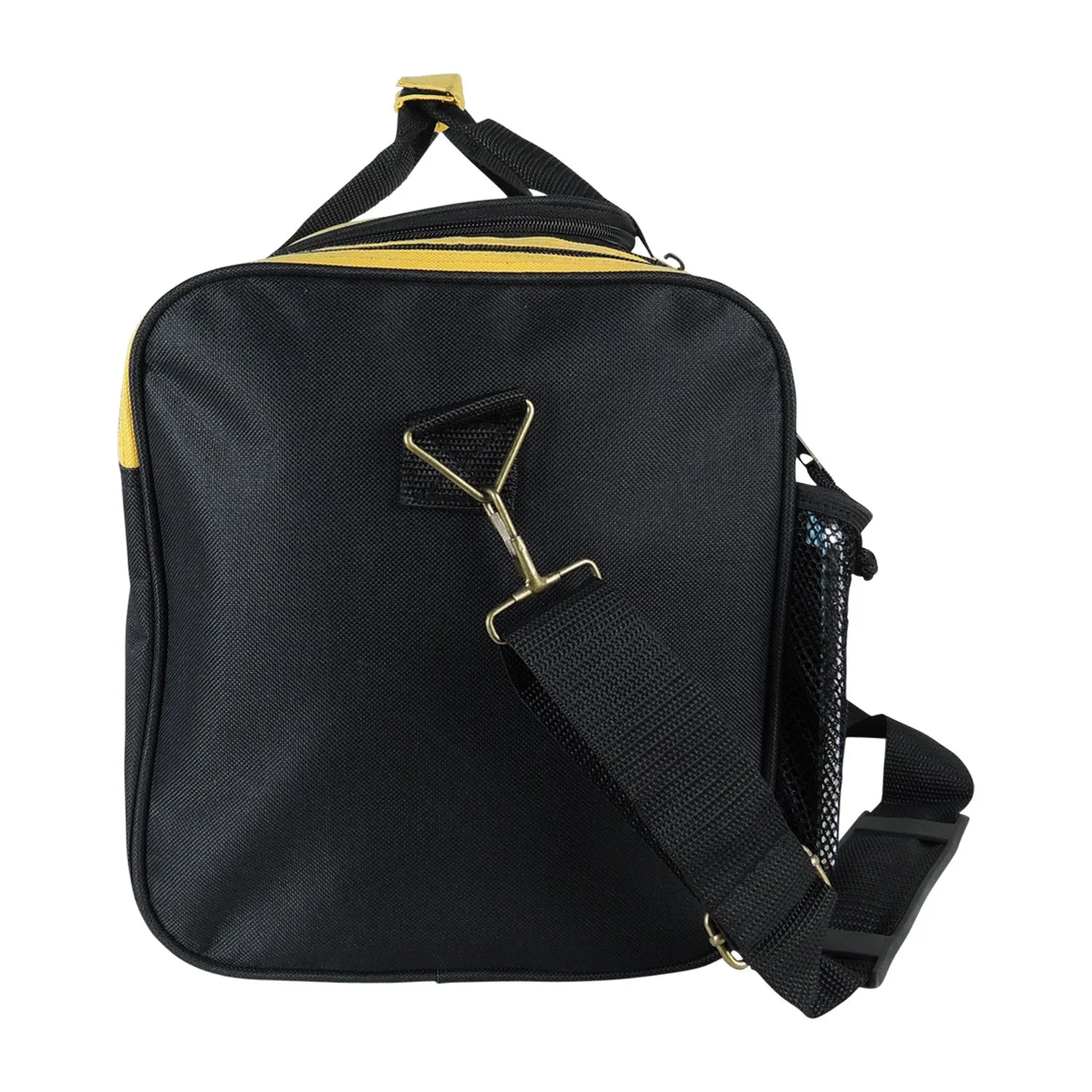 Dalix 20 Inch Sports Duffle Bag with Mesh and Valuables Pockets, Gold