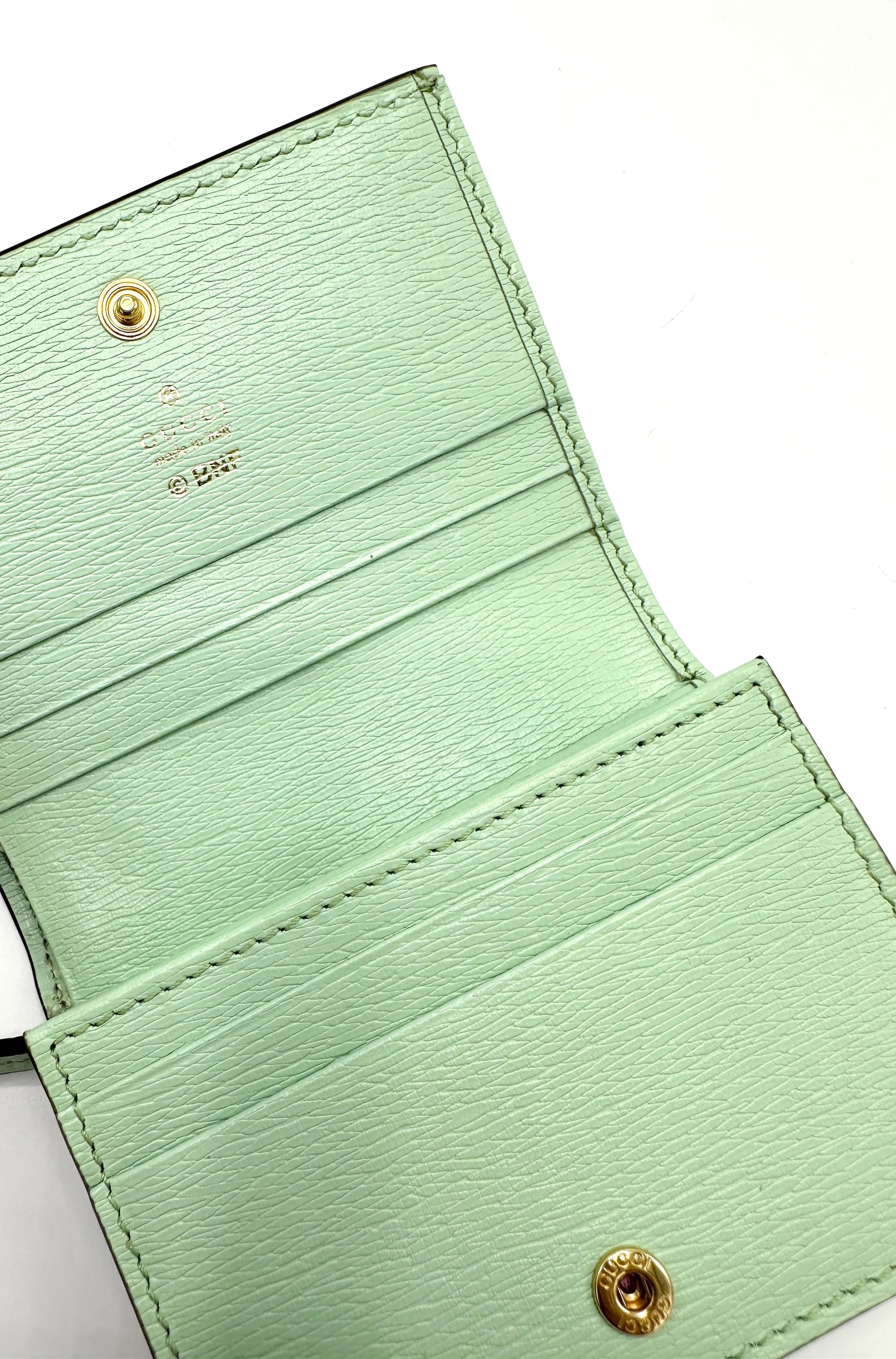 Green Banana Cat Compact Wallet