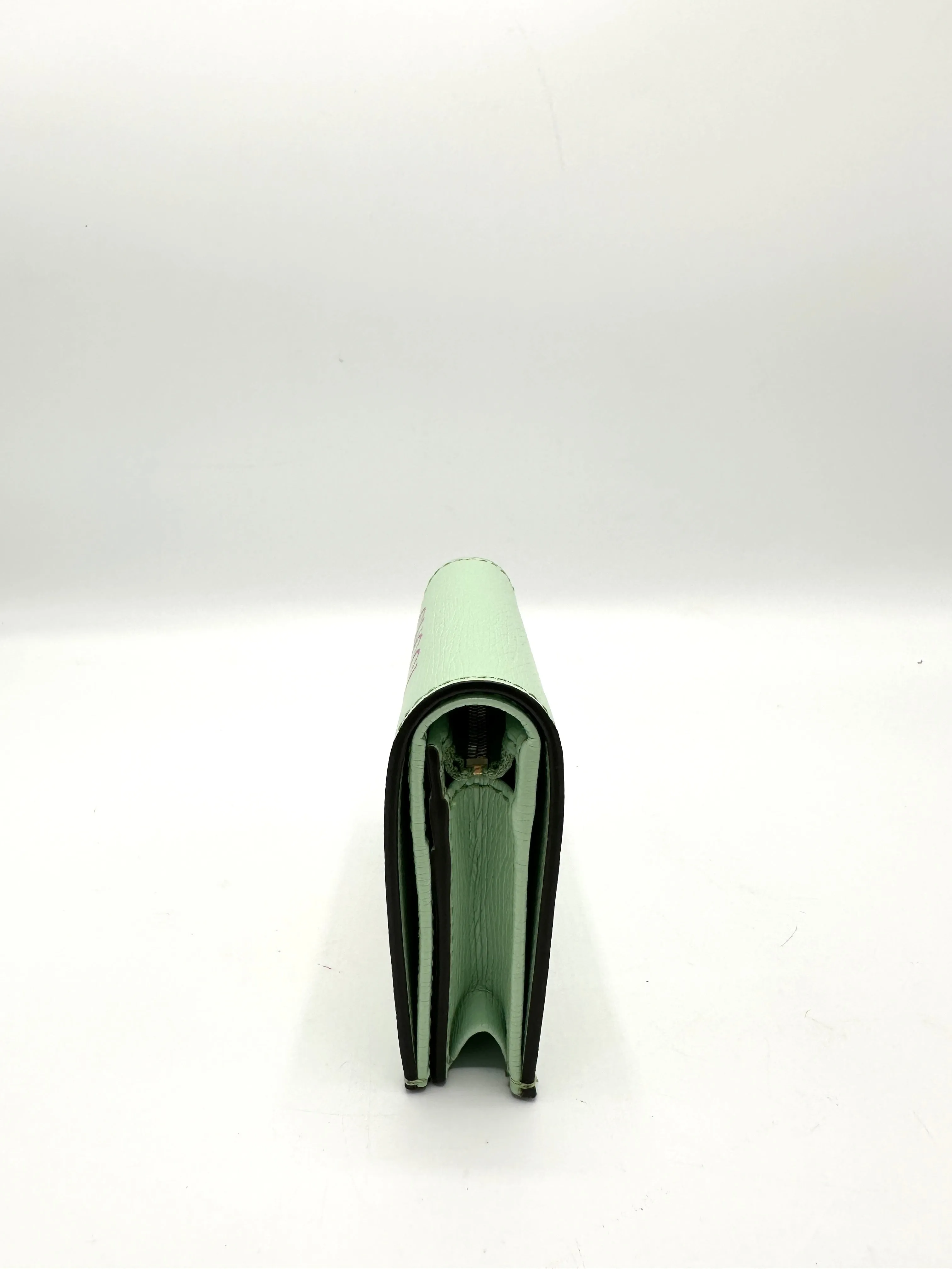 Green Banana Cat Compact Wallet