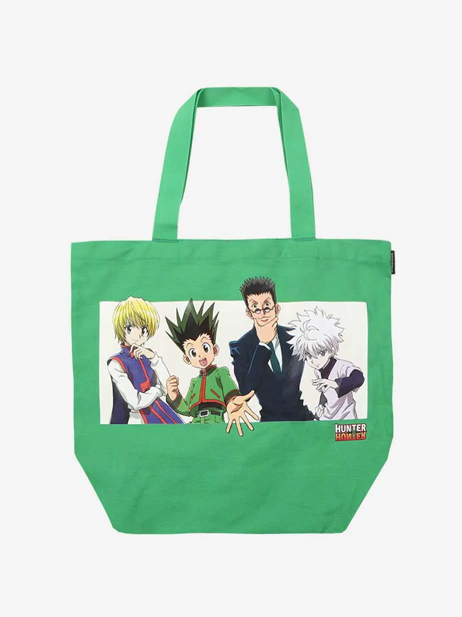 Hunter x Hunter Group Green Canvas Tote