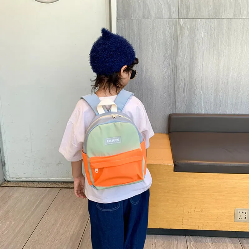 Kid's Boys/Girls Applique Colorblock/ Stitching Color Backpacks 594149
