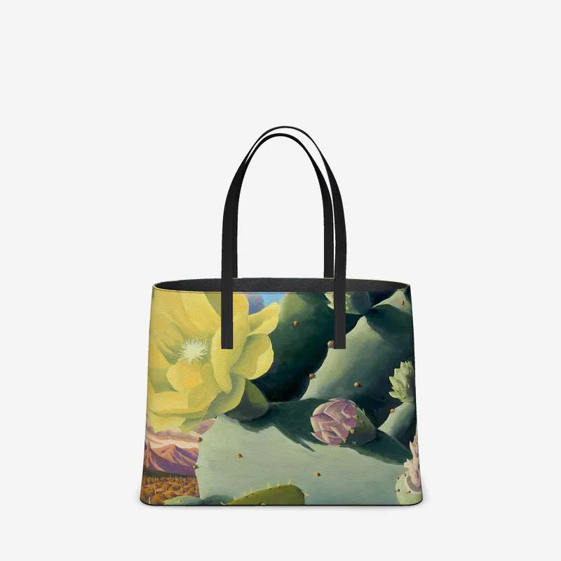Las Tunas Vision Leather Tote (Textured)
