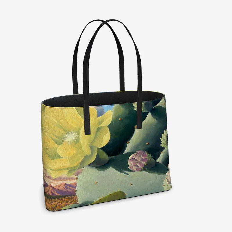 Las Tunas Vision Leather Tote (Textured)