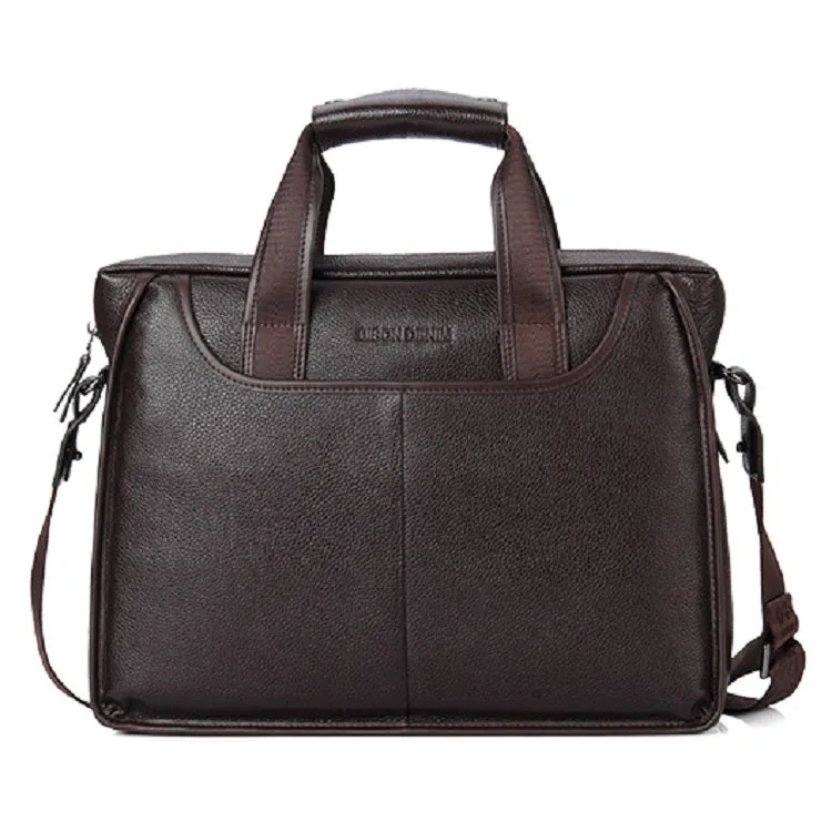 Men's Genuine Leather Briefcase For 14 Inch Laptop