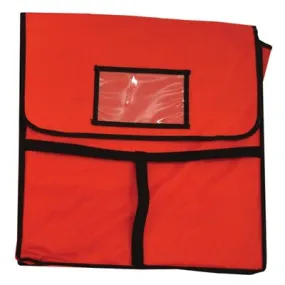 Nella 24" x 24" Insulated Pizza Delivery Bag, Red