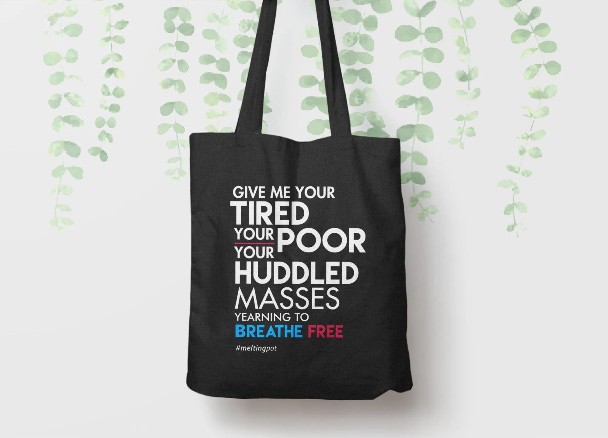 Pro Immigrant Quote Tote Bag