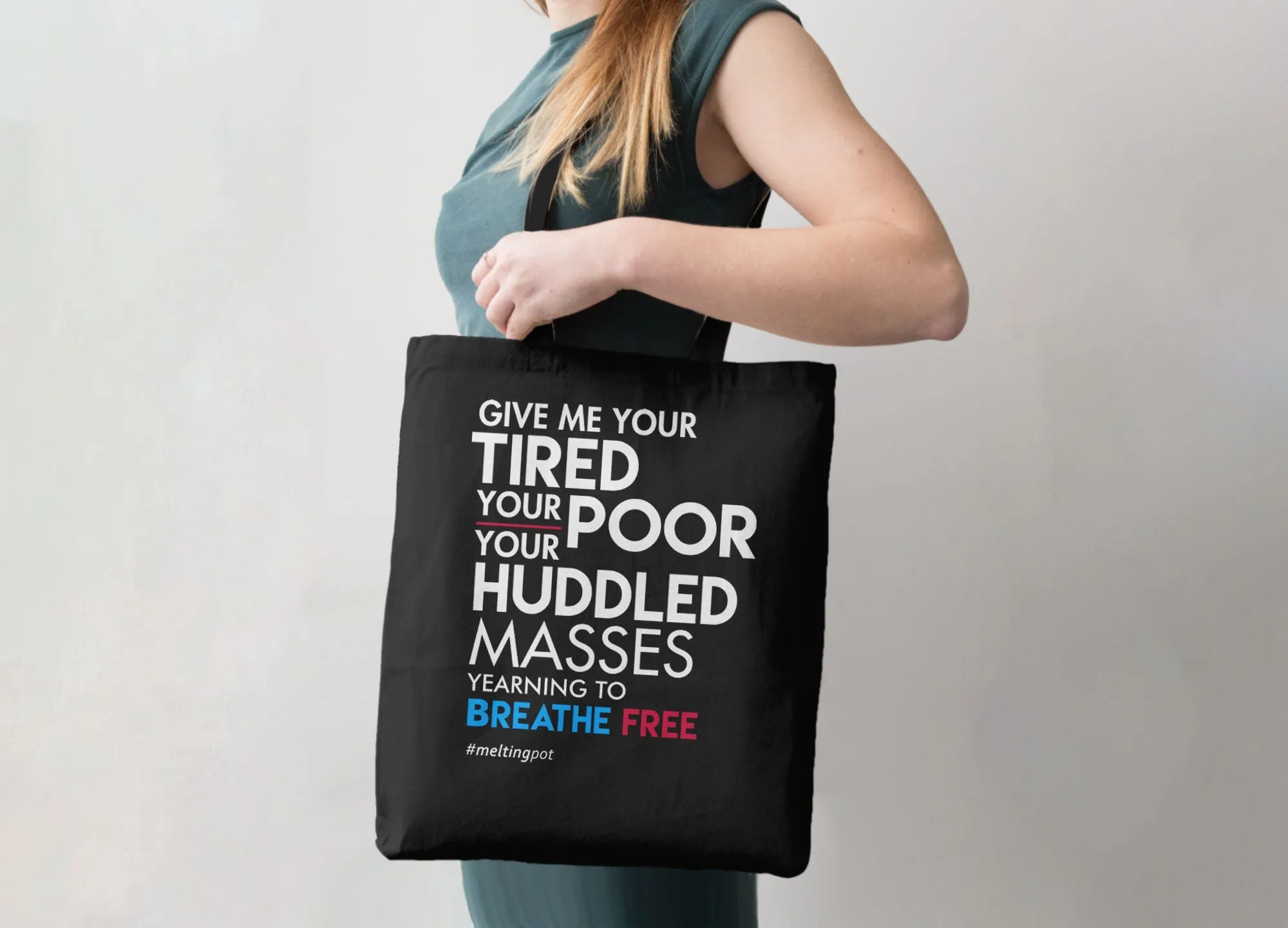 Pro Immigrant Quote Tote Bag
