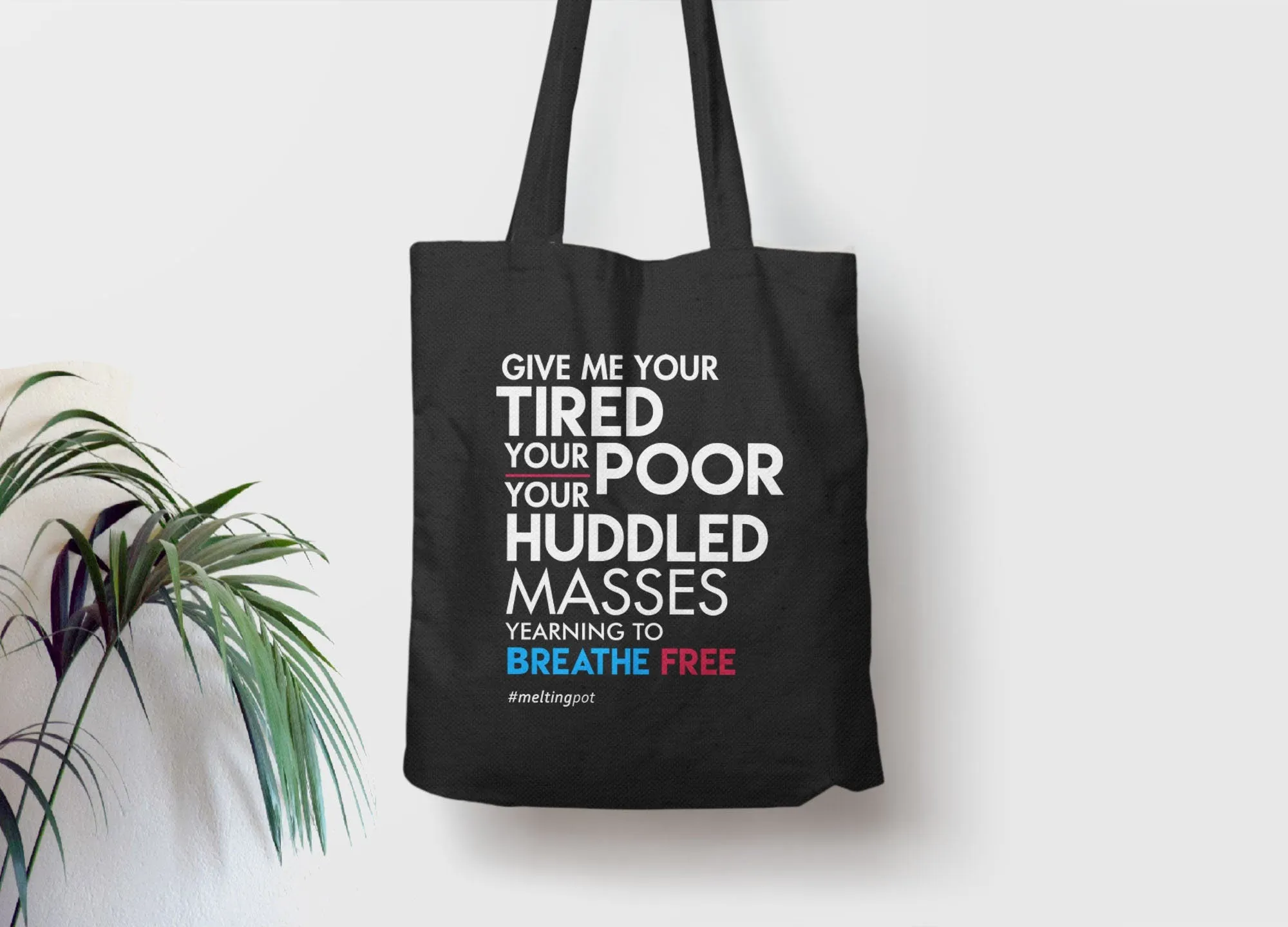 Pro Immigrant Quote Tote Bag