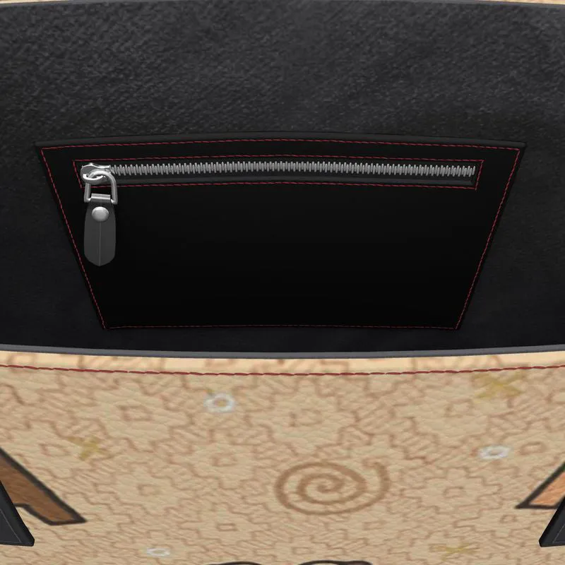 Pueblo Constellations Leather Tote (Textured)
