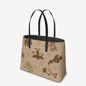 Pueblo Constellations Leather Tote