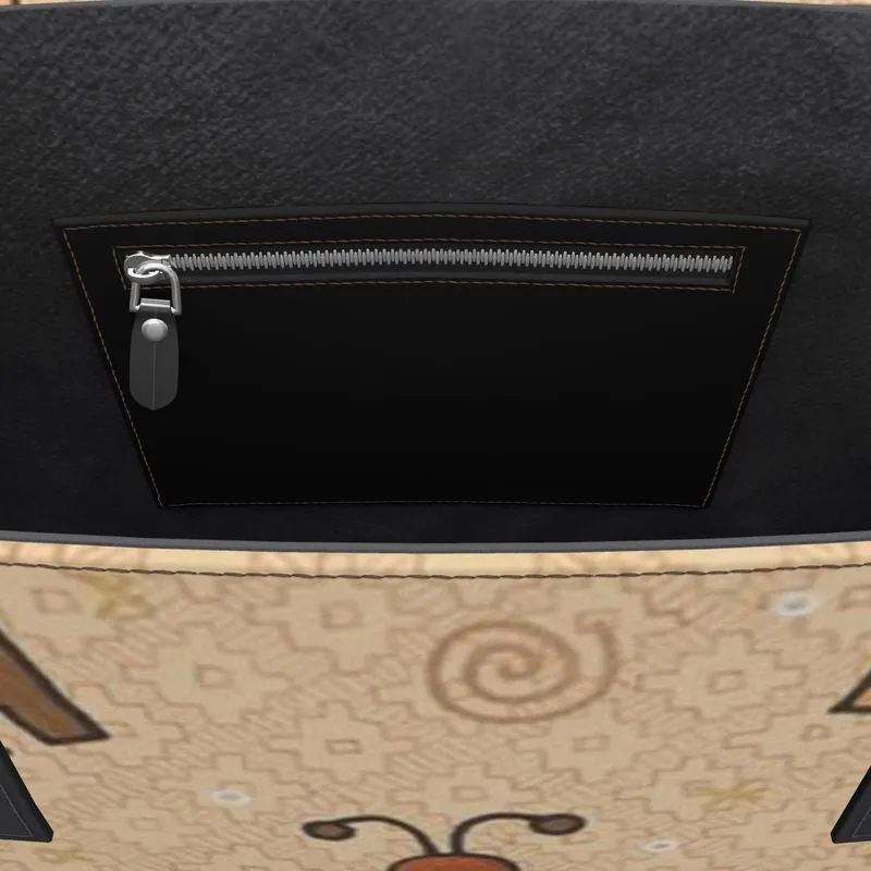 Pueblo Constellations Leather Tote