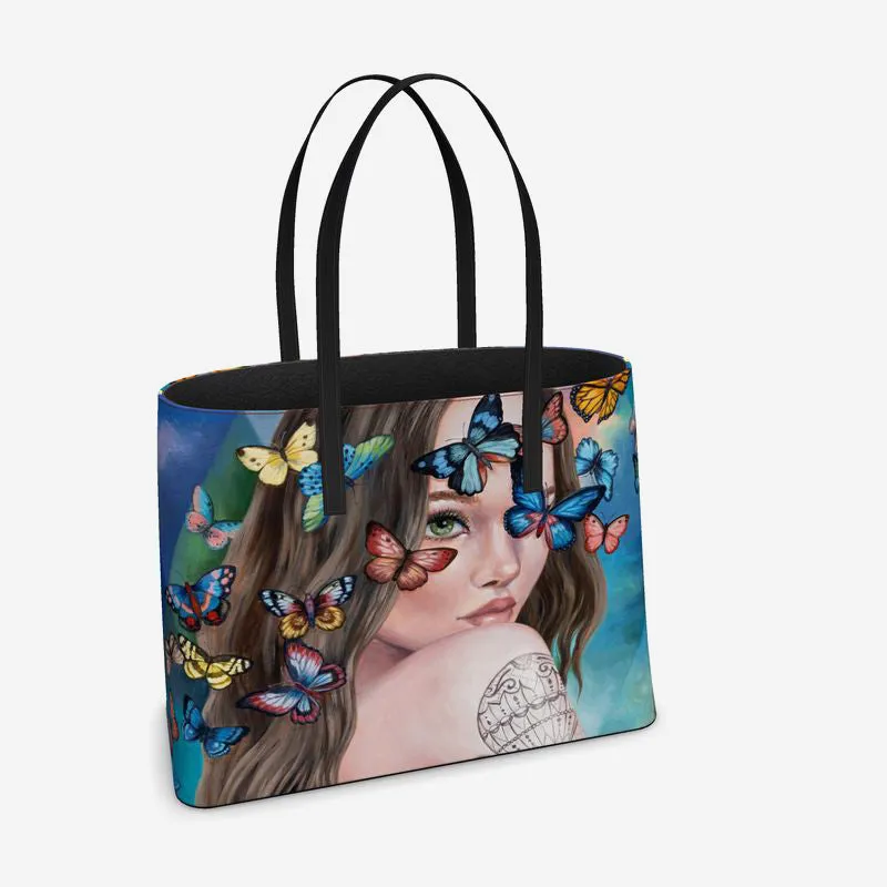 Silver Linings Leather Tote