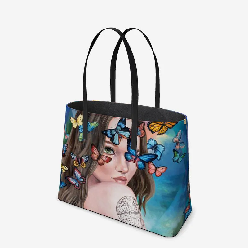 Silver Linings Leather Tote